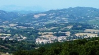 Panorama di Umbertide dalle colline