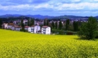 Scorcio del centro dalla campgna