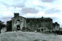 L'ingresso della chiesa nel 1956